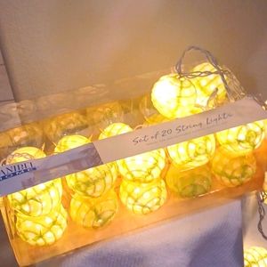 Sanibel home Set of 20 string lights indoor & outdoor weather use